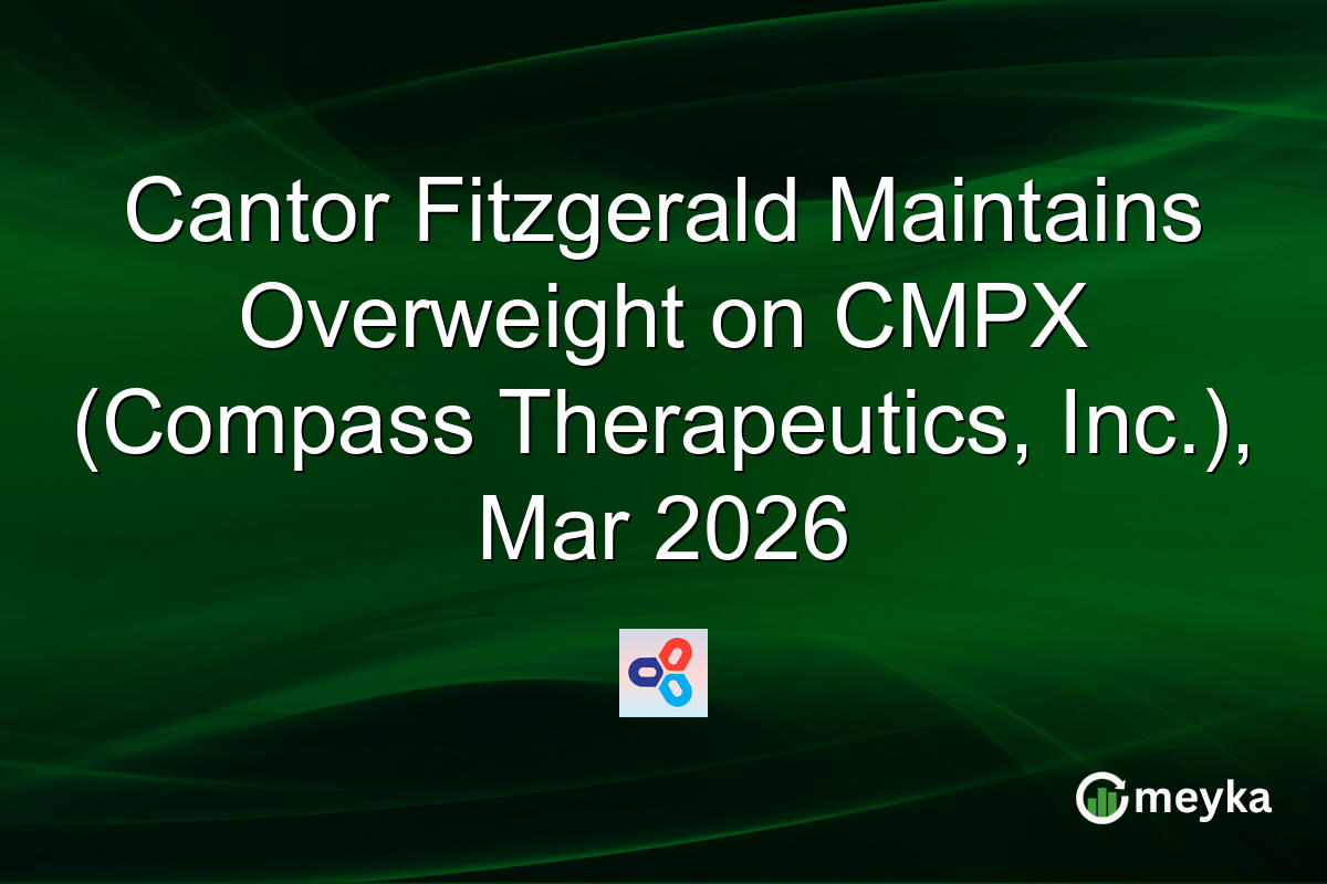 Cantor Fitzgerald Maintains Overweight on CMPX (Compass Therapeutics, Inc.), Mar 2026
