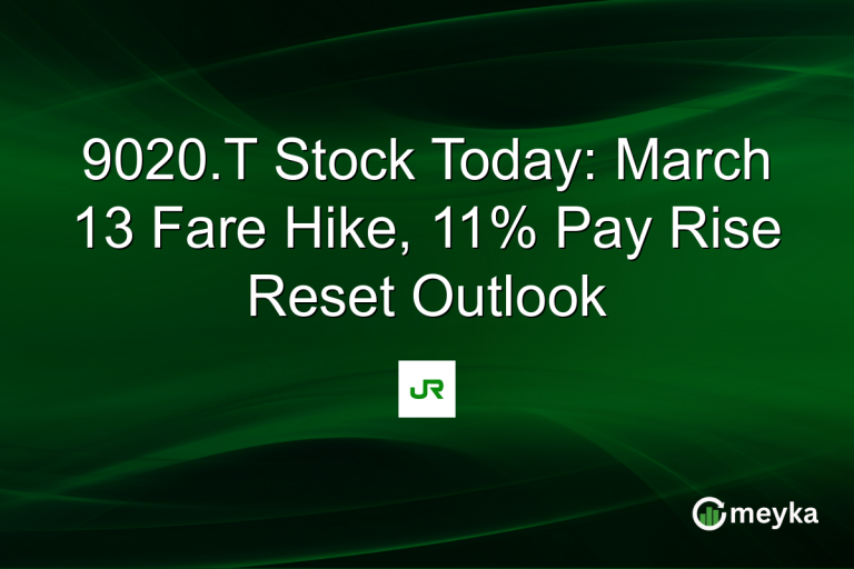 9020.T Stock Today: March 13 Fare Hike, 11% Pay Rise Reset Outlook