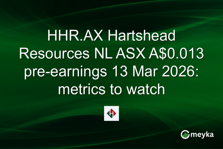 HHR.AX Hartshead Resources NL ASX A$0.013 pre-earnings 13 Mar 2026: metrics to watch