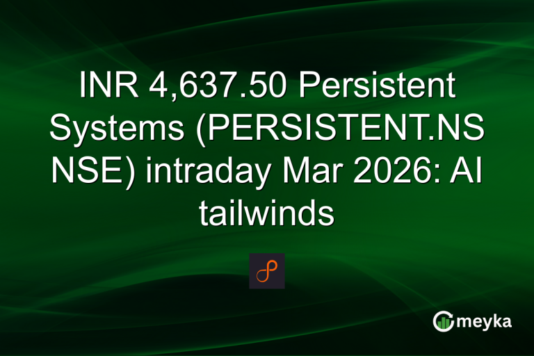 INR 4,637.50 Persistent Systems (PERSISTENT.NS NSE) intraday Mar 2026: AI tailwinds