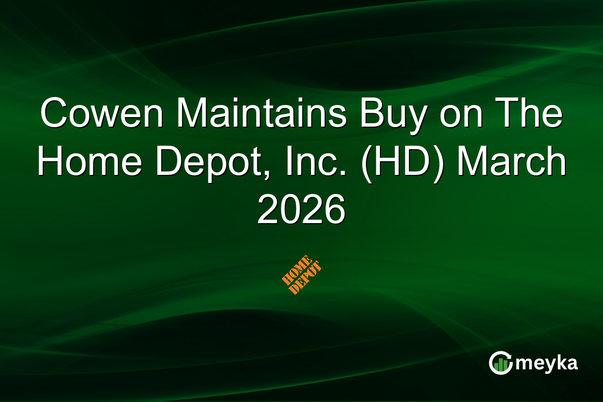 Cowen Maintains Buy on The Home Depot, Inc. (HD) March 2026