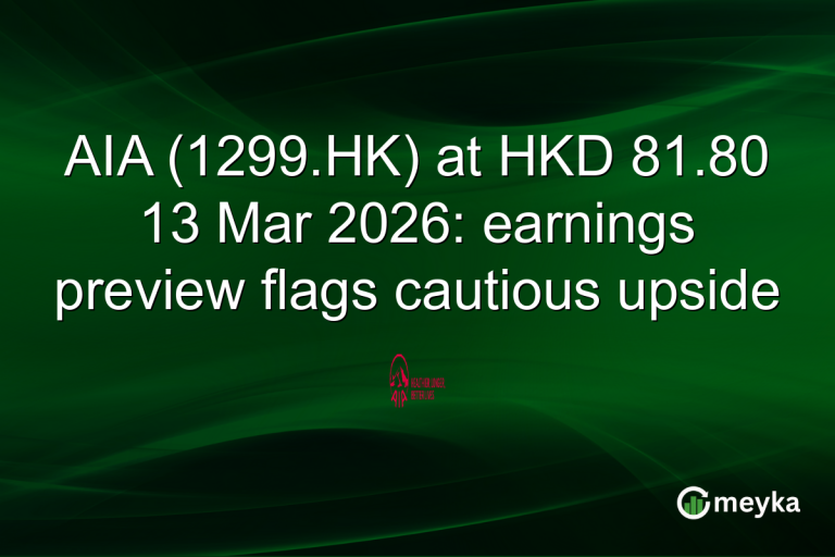 AIA (1299.HK) at HKD 81.80 13 Mar 2026: earnings preview flags cautious upside