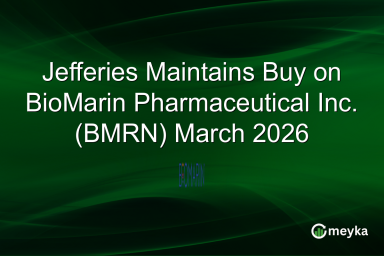 Jefferies Maintains Buy on BioMarin Pharmaceutical Inc. (BMRN) March 2026
