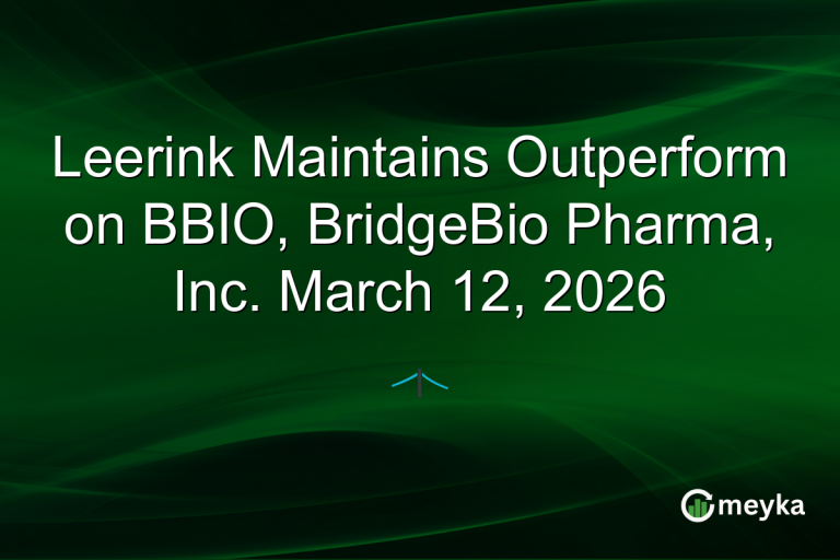 Leerink Maintains Outperform on BBIO, BridgeBio Pharma, Inc. March 12, 2026