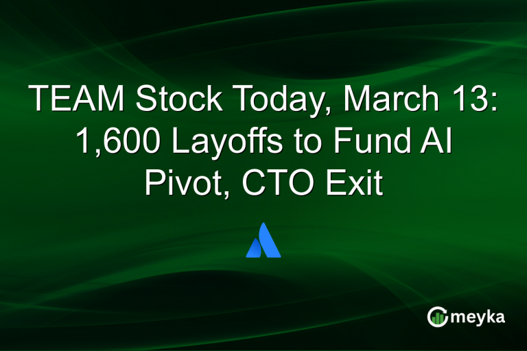 TEAM Stock Today, March 13: 1,600 Layoffs to Fund AI Pivot, CTO Exit
