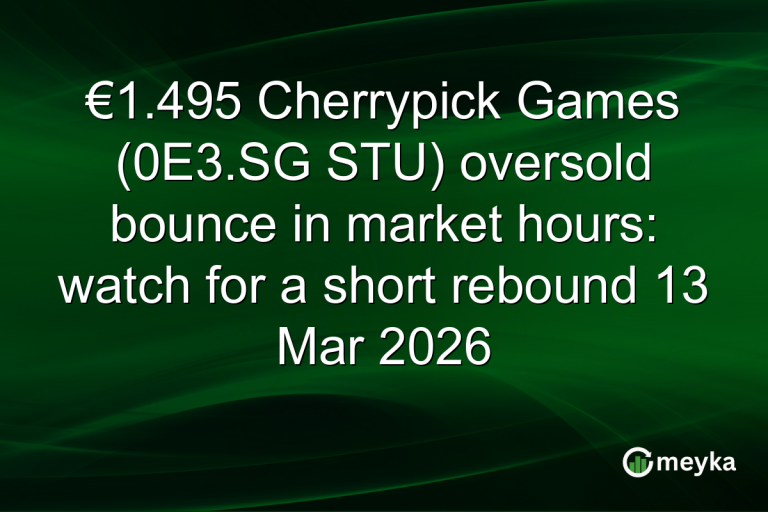 €1.495 Cherrypick Games (0E3.SG STU) oversold bounce in market hours: watch for a short rebound 13 Mar 2026