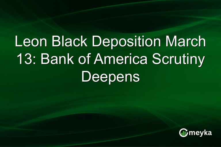 Leon Black Deposition March 13: Bank of America Scrutiny Deepens