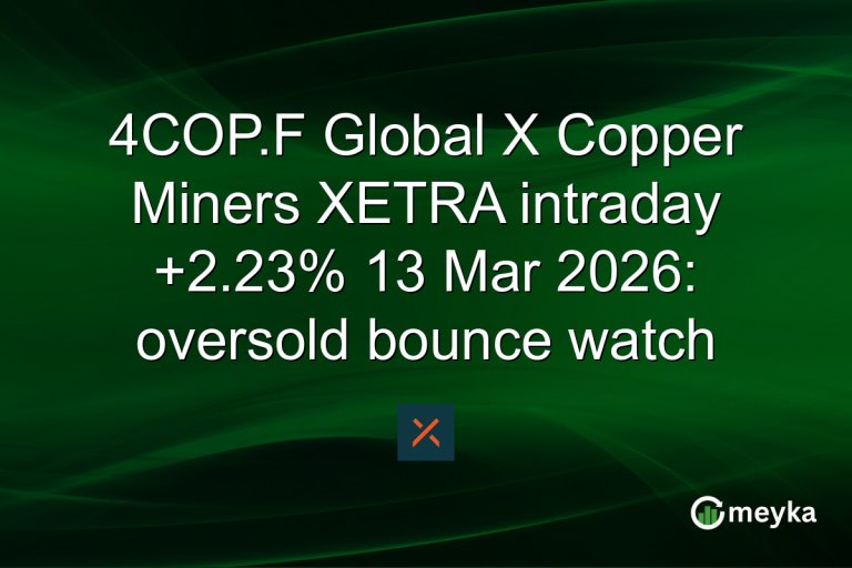 4COP.F Global X Copper Miners XETRA intraday +2.23% 13 Mar 2026: oversold bounce watch