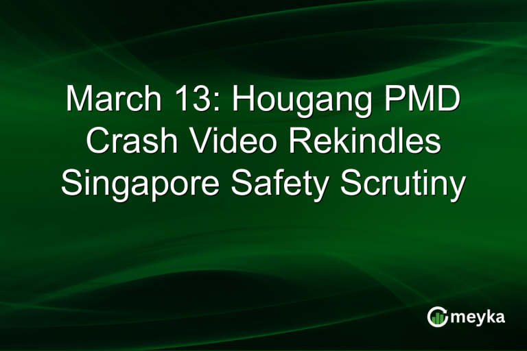 March 13: Hougang PMD Crash Video Rekindles Singapore Safety Scrutiny