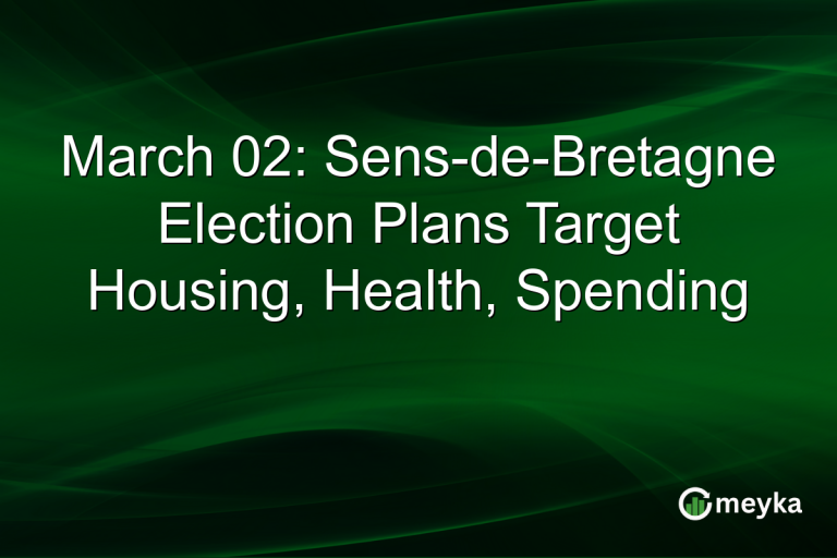 March 02: Sens-de-Bretagne Election Plans Target Housing, Health, Spending