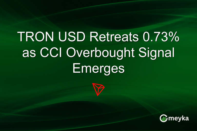 TRON USD Retreats 0.73% as CCI Overbought Signal Emerges