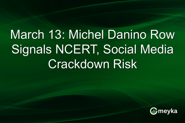 March 13: Michel Danino Row Signals NCERT, Social Media Crackdown Risk