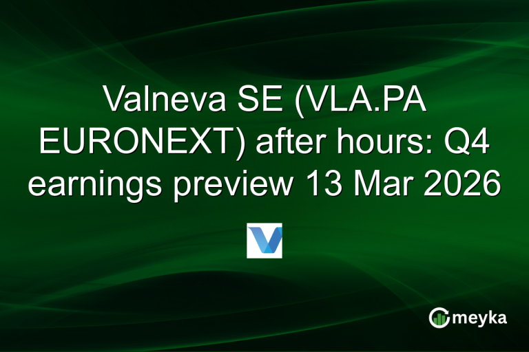 Valneva SE (VLA.PA EURONEXT) after hours: Q4 earnings preview 13 Mar 2026