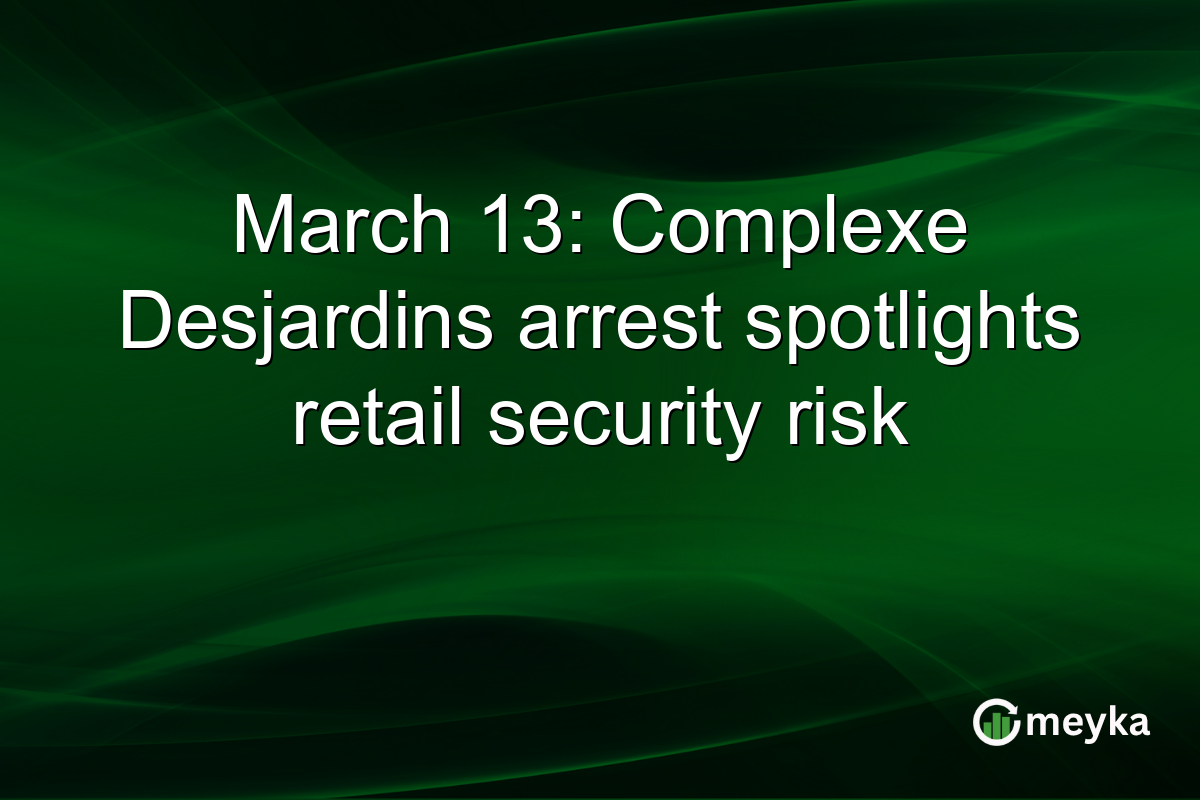 March 13: Complexe Desjardins arrest spotlights retail security risk
