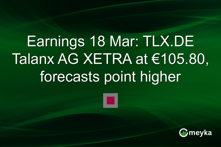 Earnings 18 Mar: TLX.DE Talanx AG XETRA at €105.80, forecasts point higher