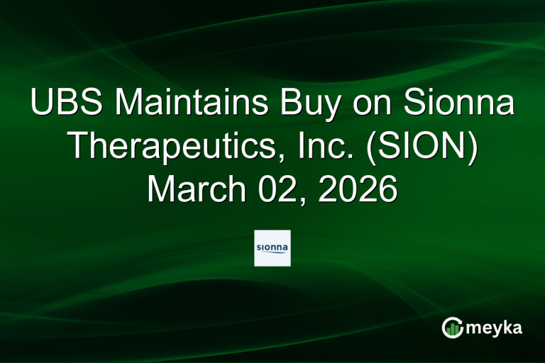 UBS Maintains Buy on Sionna Therapeutics, Inc. (SION) March 02, 2026