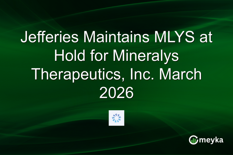 Jefferies Maintains MLYS at Hold for Mineralys Therapeutics, Inc. March 2026