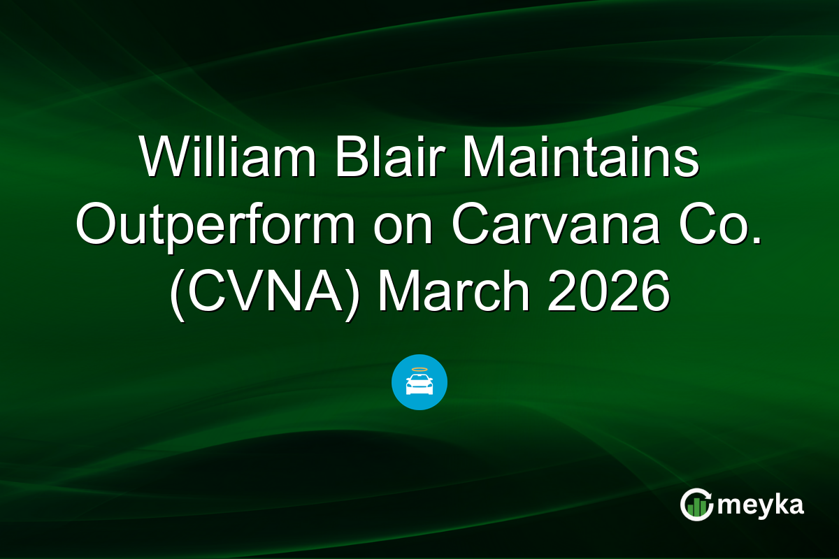 William Blair Maintains Outperform on Carvana Co. (CVNA) March 2026
