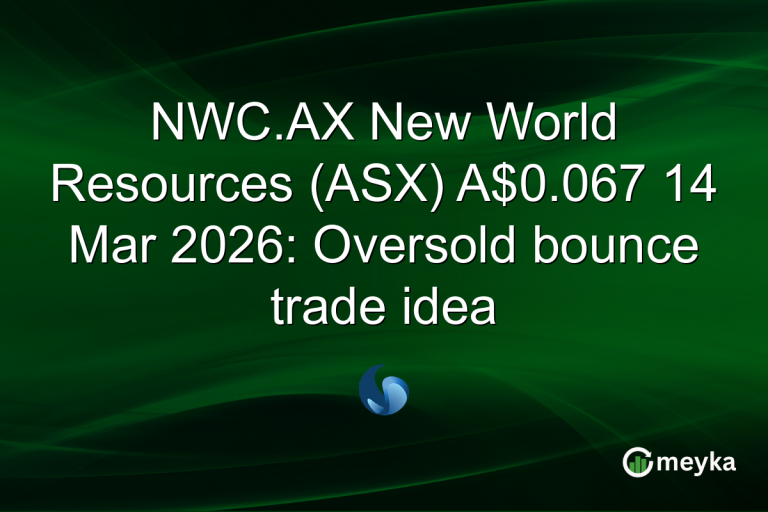 NWC.AX New World Resources (ASX) A$0.067 14 Mar 2026: Oversold bounce trade idea