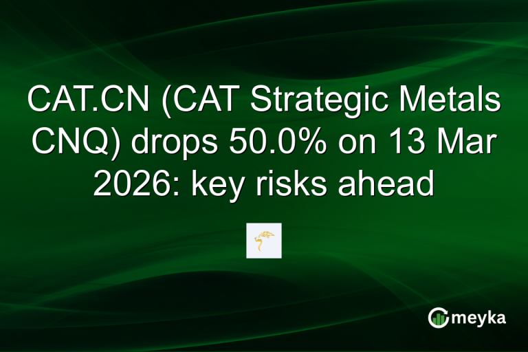 CAT.CN (CAT Strategic Metals CNQ) drops 50.0% on 13 Mar 2026: key risks ahead