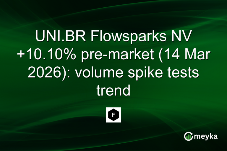 UNI.BR Flowsparks NV +10.10% pre-market (14 Mar 2026): volume spike tests trend