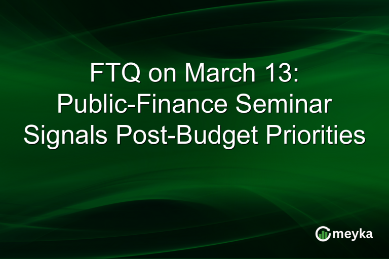 FTQ on March 13: Public-Finance Seminar Signals Post-Budget Priorities
