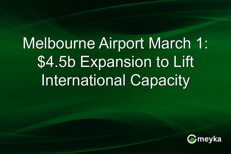 Melbourne Airport March 1: $4.5b Expansion to Lift International Capacity