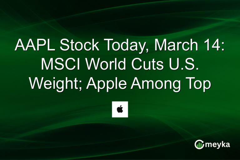 AAPL Stock Today, March 14: MSCI World Cuts U.S. Weight; Apple Among Top