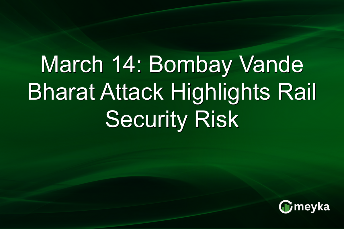 March 14: Bombay Vande Bharat Attack Highlights Rail Security Risk