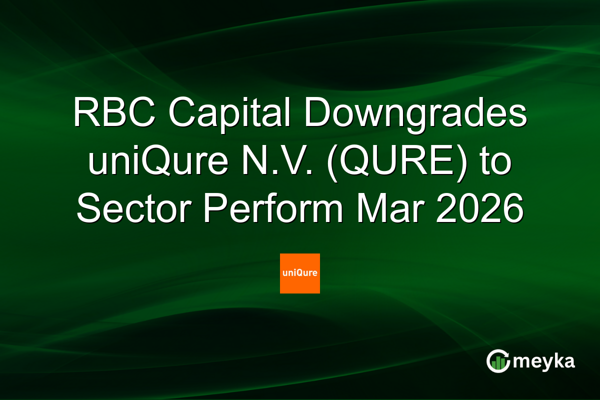 RBC Capital Downgrades uniQure N.V. (QURE) to Sector Perform Mar 2026