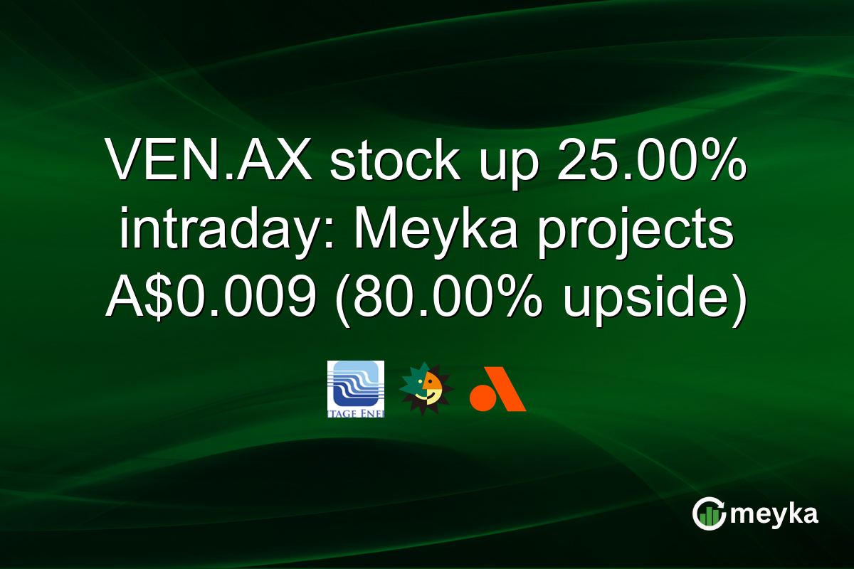 VEN.AX stock up 25.00% intraday: Meyka projects A$0.009 (80.00% upside)