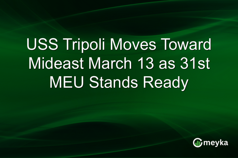 USS Tripoli Moves Toward Mideast March 13 as 31st MEU Stands Ready