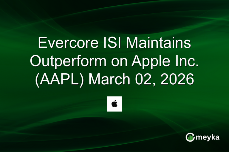 Evercore ISI Maintains Outperform on Apple Inc. (AAPL) March 02, 2026