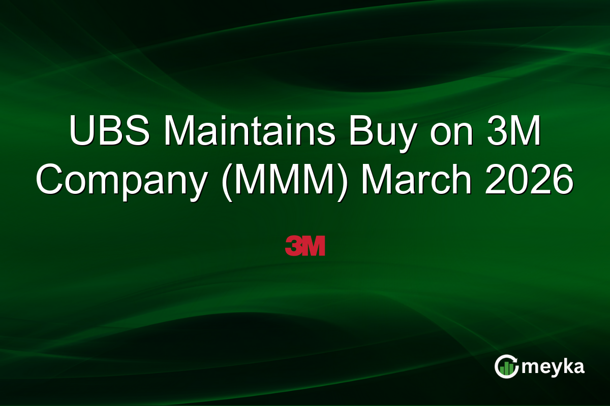 UBS Maintains Buy on 3M Company (MMM) March 2026