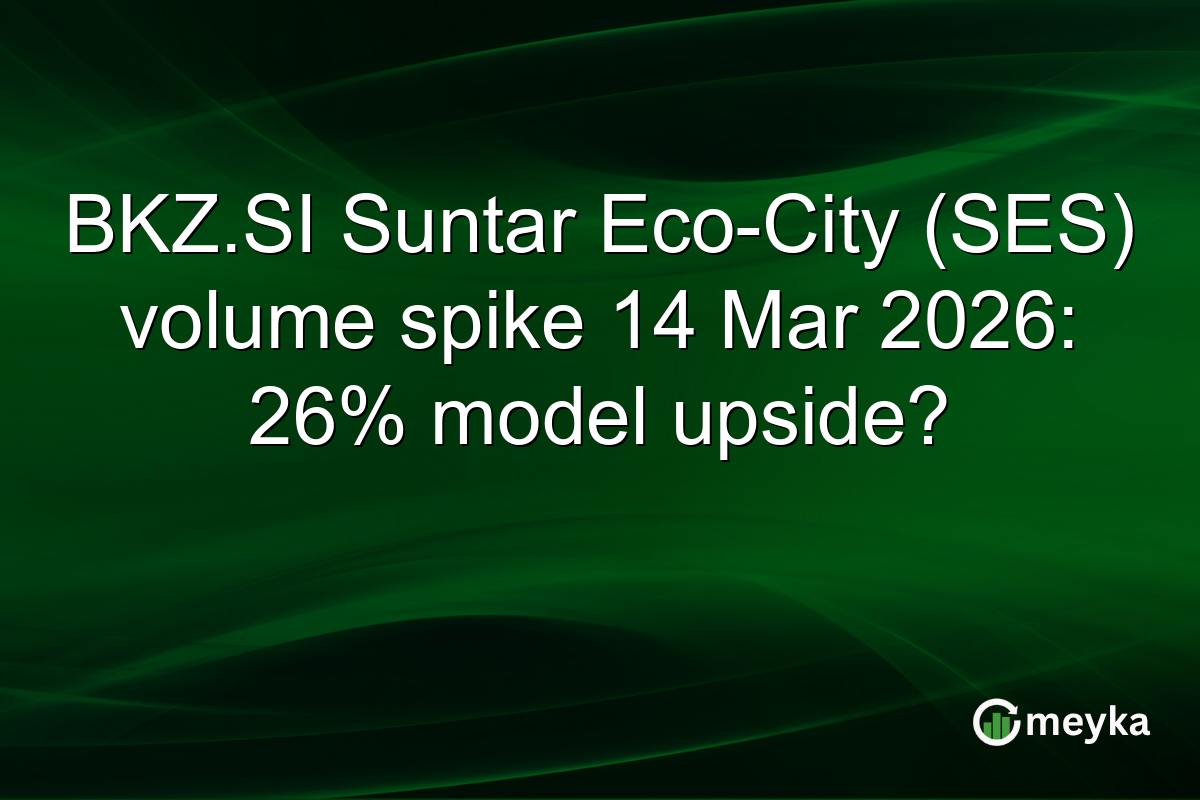 BKZ.SI Suntar Eco-City (SES) volume spike 14 Mar 2026: 26% model upside?