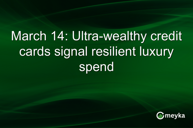 March 14: Ultra-wealthy credit cards signal resilient luxury spend