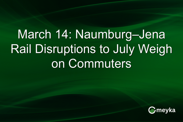 March 14: Naumburg–Jena Rail Disruptions to July Weigh on Commuters