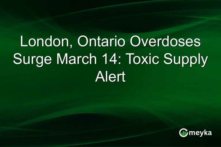 London, Ontario Overdoses Surge March 14: Toxic Supply Alert