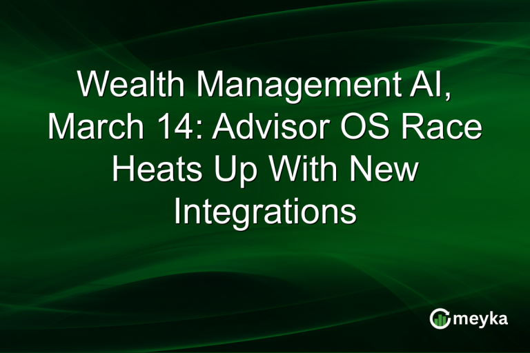 Wealth Management AI, March 14: Advisor OS Race Heats Up With New Integrations