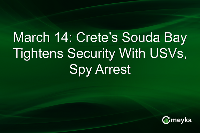 March 14: Crete’s Souda Bay Tightens Security With USVs, Spy Arrest