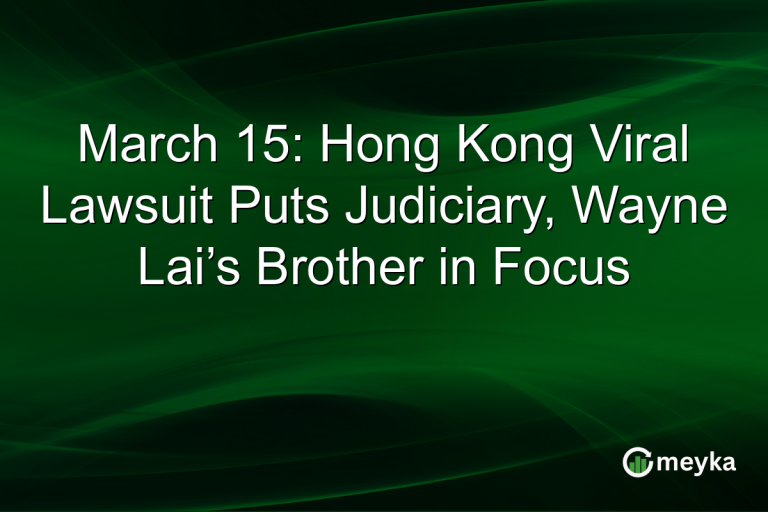 March 15: Hong Kong Viral Lawsuit Puts Judiciary, Wayne Lai’s Brother in Focus