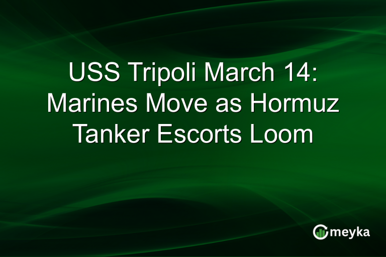 USS Tripoli March 14: Marines Move as Hormuz Tanker Escorts Loom
