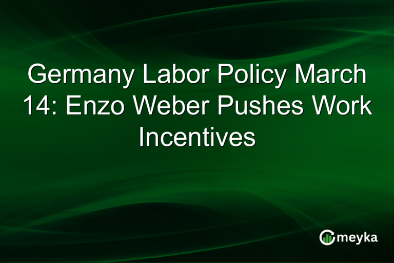 Germany Labor Policy March 14: Enzo Weber Pushes Work Incentives