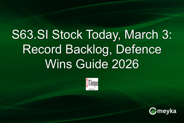 S63.SI Stock Today, March 3: Record Backlog, Defence Wins Guide 2026