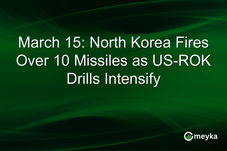 March 15: North Korea Fires Over 10 Missiles as US-ROK Drills Intensify
