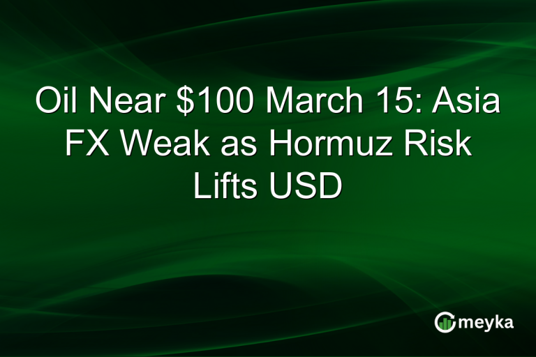 Oil Near $100 March 15: Asia FX Weak as Hormuz Risk Lifts USD