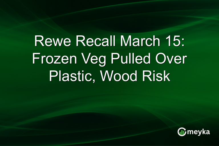 Rewe Recall March 15: Frozen Veg Pulled Over Plastic, Wood Risk