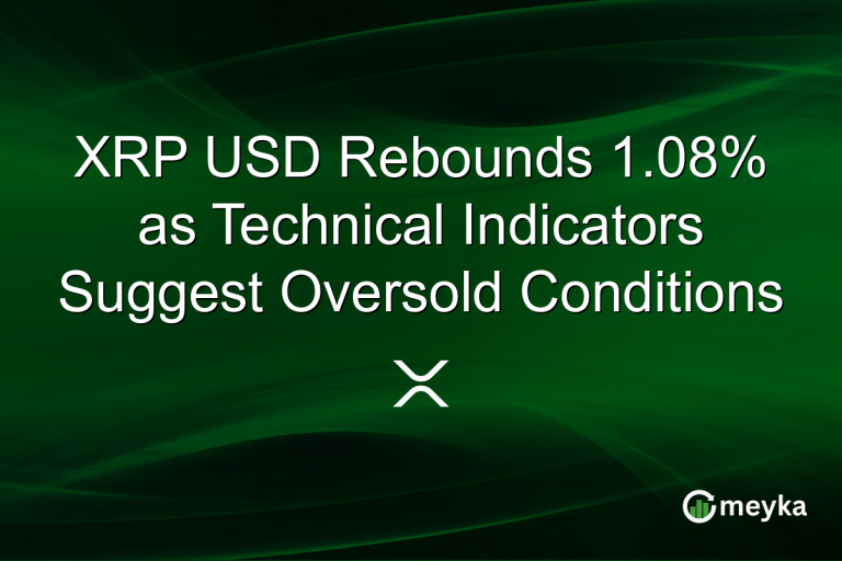 XRP USD Rebounds 1.08% as Technical Indicators Suggest Oversold Conditions
