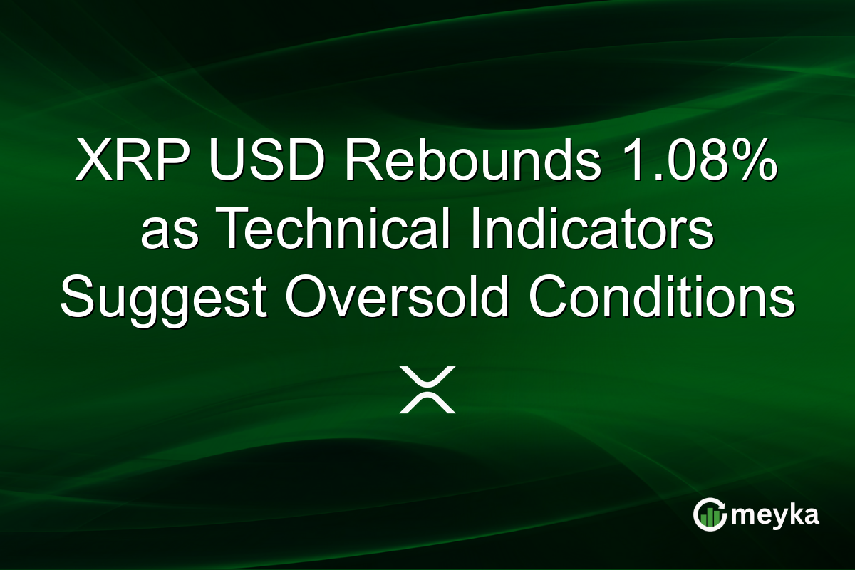 XRP USD Rebounds 1.08% as Technical Indicators Suggest Oversold Conditions