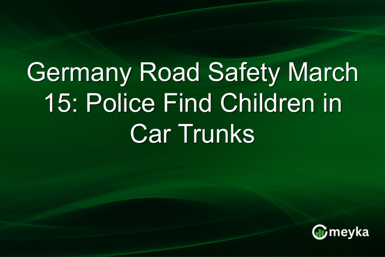 Germany Road Safety March 15: Police Find Children in Car Trunks